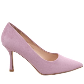 Sapatilhas femininas Giorgia Purple em camurça roxo