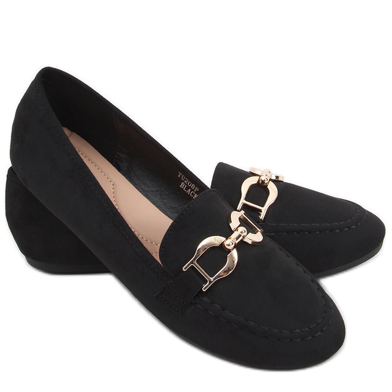 Mocassins femininos Catalina Black preto