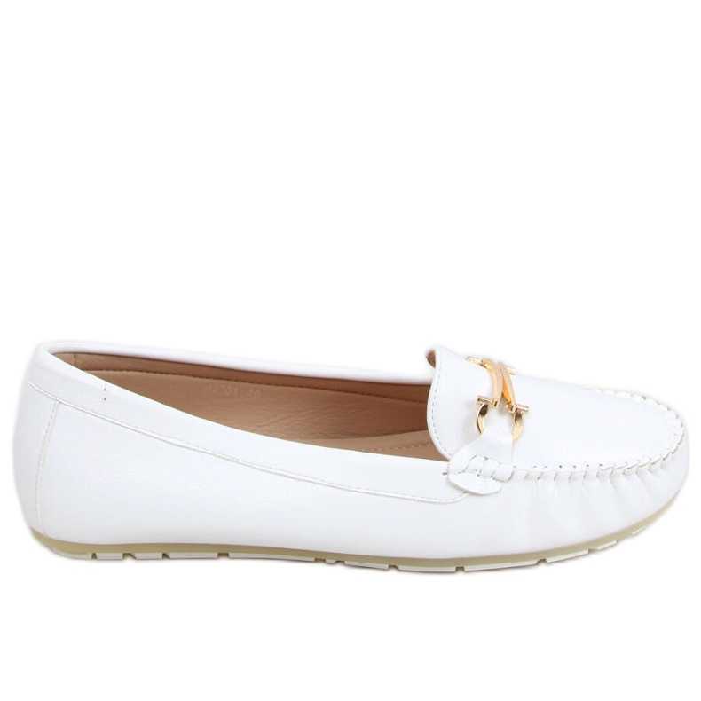 Mocassins femininos Pihu Blanco branco