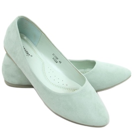 Bailarinas de camurça lisa Pari Green verde