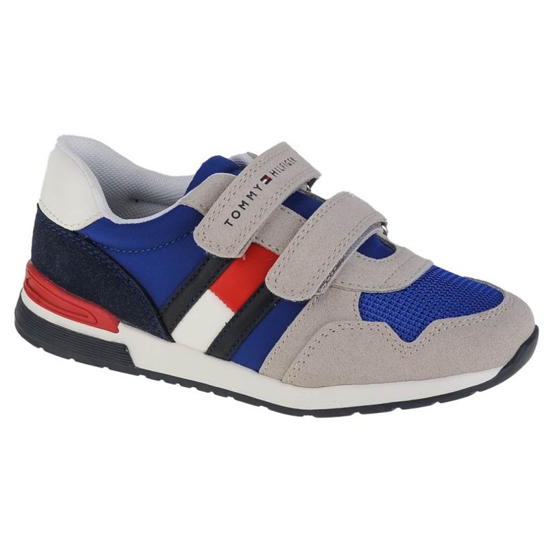 Tommy Hilfiger Tênis de velcro com corte baixo T1B4-32236-1040X602 cinza Tommy Hilfiger Tênis de velcro com corte baixo T1B4-32236-1040X602 cinza