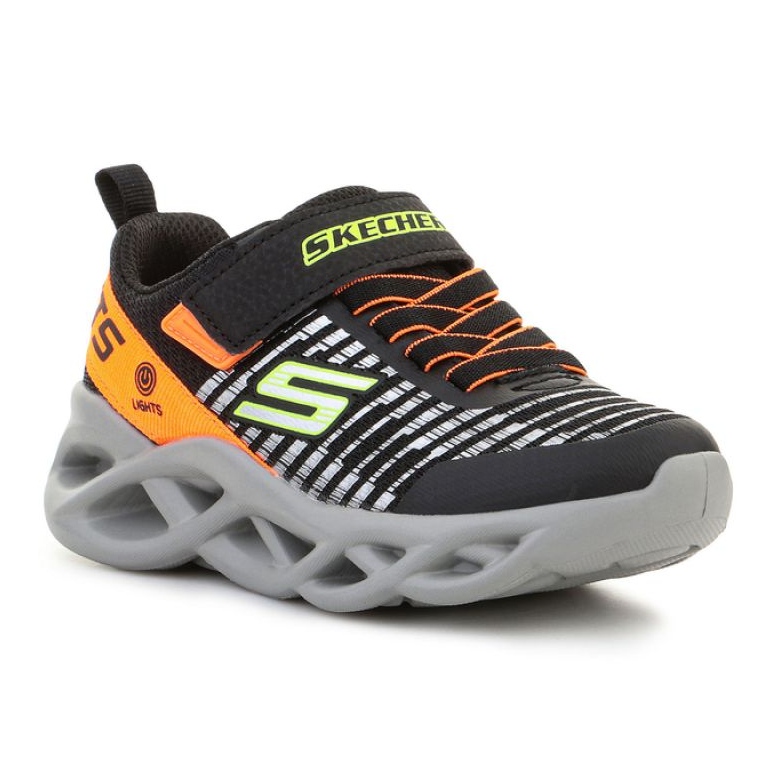 Sapatos Skechers S Lights 401650L-BKOR preto