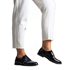 Sapato Davide lacado preto