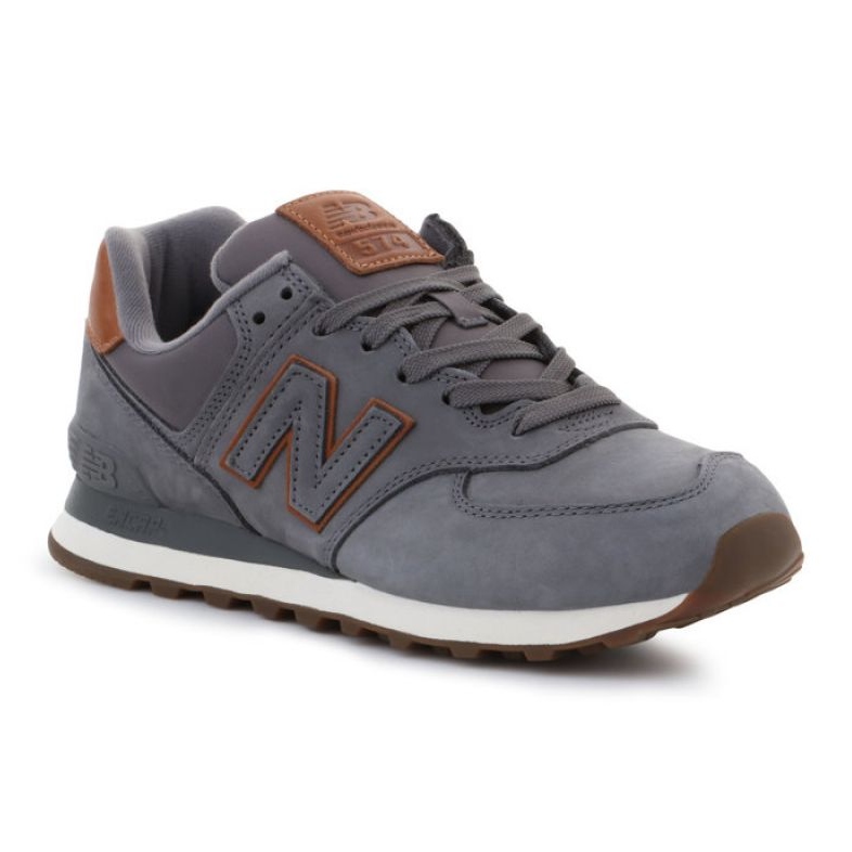 Tênis New Balance M ML574NBA cinza