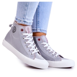 Tênis alto feminino Cross jeans JJ2R4057C cinza