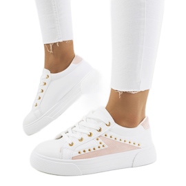 Tênis branco e rosa da Udinesi