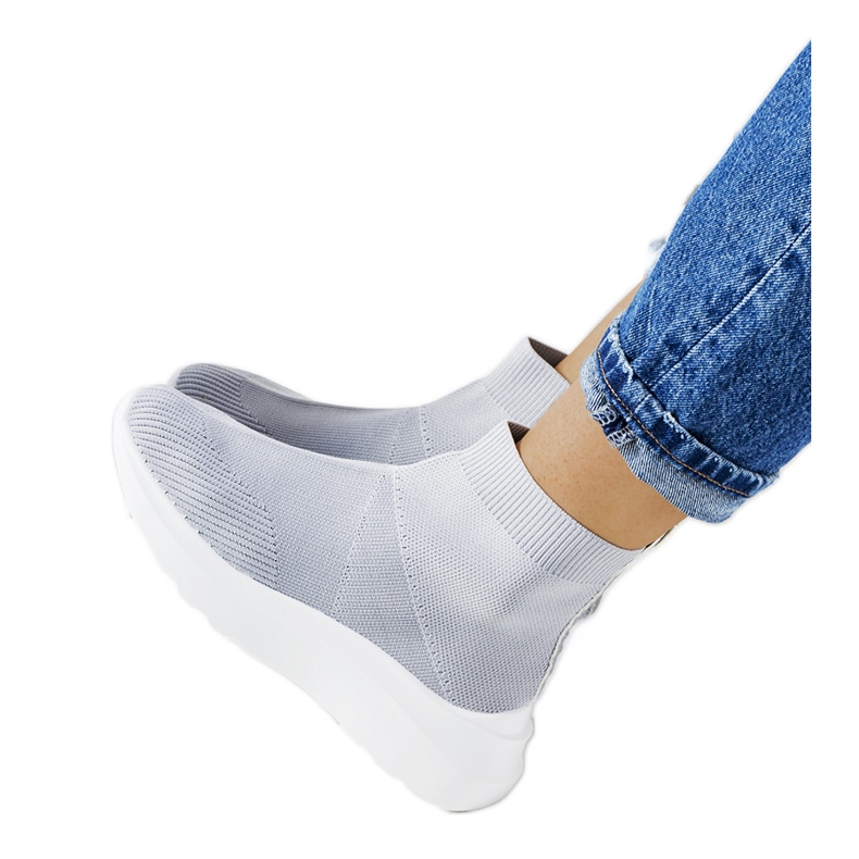 Tênis cano alto cinza Jennifer