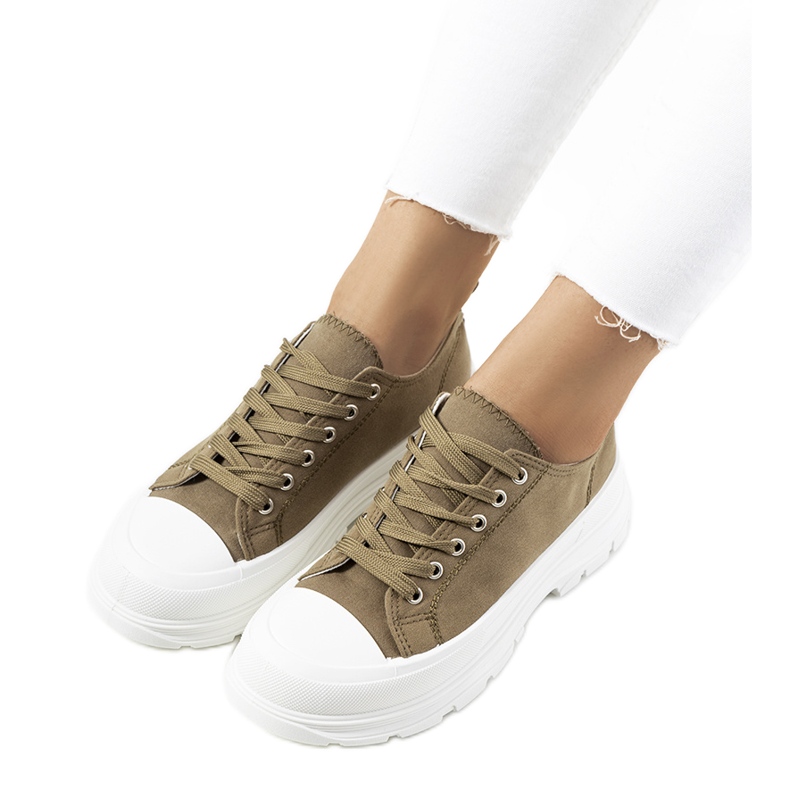 Tênis verde com sola grossa Prenzel Tênis verde com sola grossa Prenzel