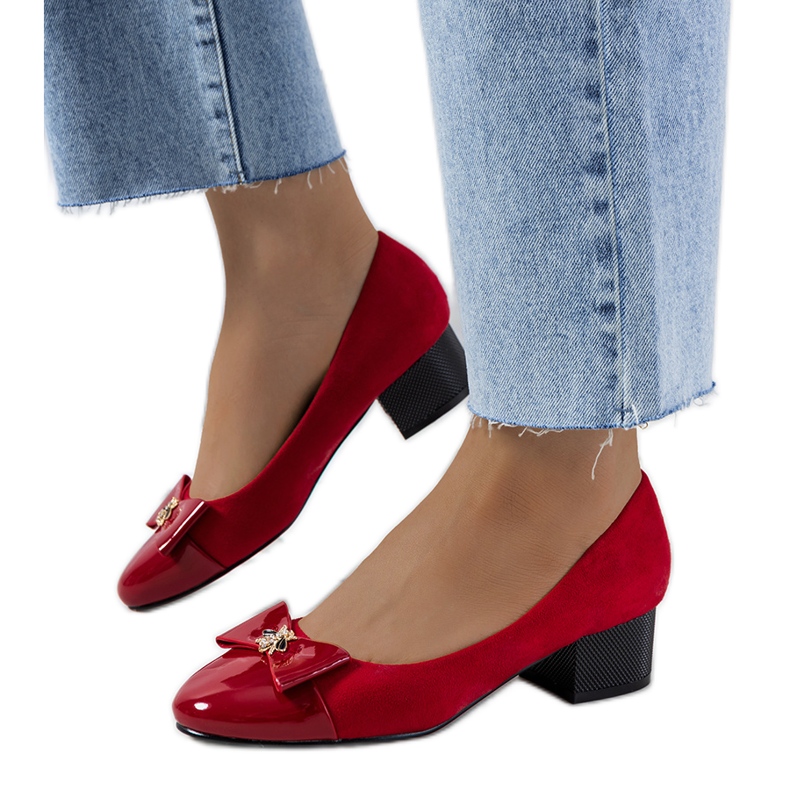 Sapatilhas vermelhas de mulher Sharona vermelho