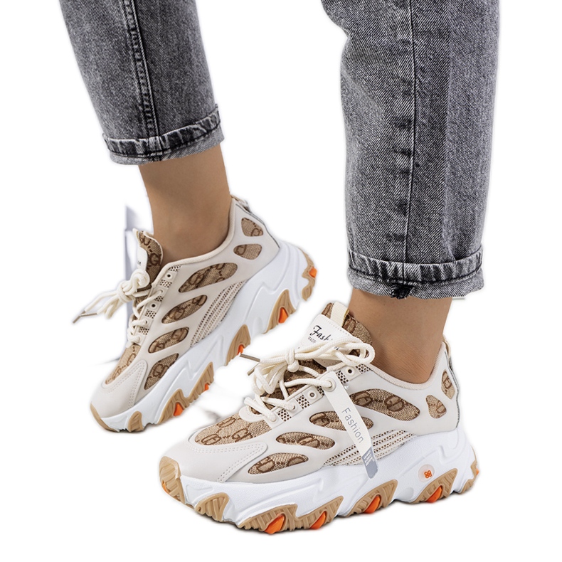 Tênis feminino bege, Melsen