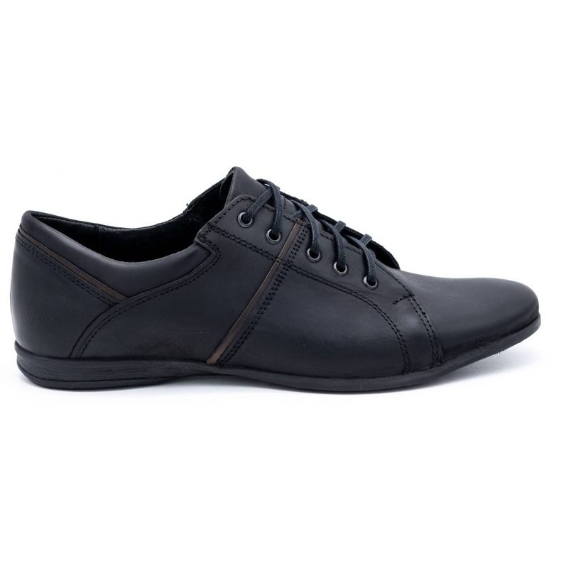 Polbut Sapatos masculinos negros C25 preto