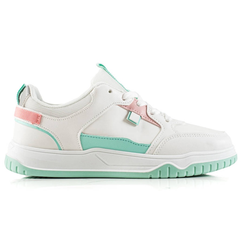 TRENDI Sapatos esportivos perfeitos branco verde