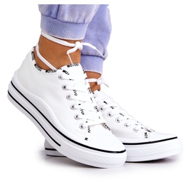 S.Barski Tênis feminino Menifee branco com amarração