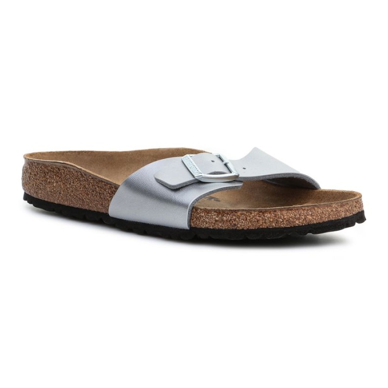 Chinelos Birkenstock Madrid Silver 0040413 prata