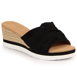 Chinelos de cunha Potocki W WOL71A preto