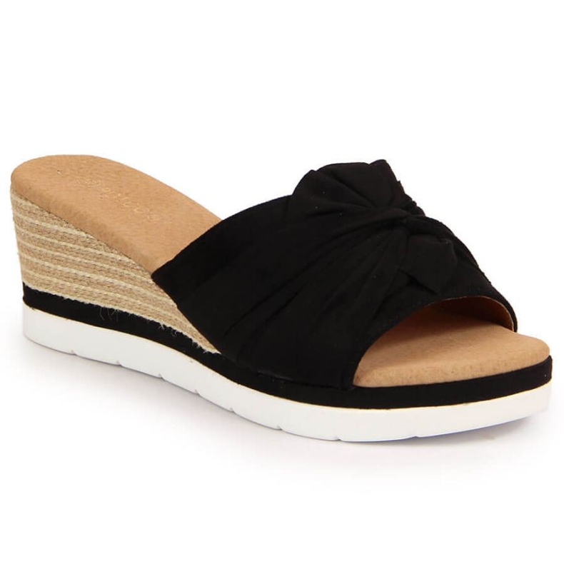 Chinelos de cunha Potocki W WOL71A preto