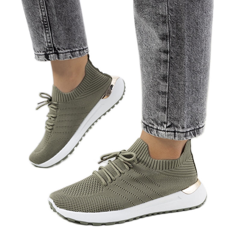 Tênis esportivo Green Ellice cáqui verde