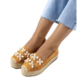 Alpargatas marrons na plataforma Paffen castanho