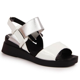 Sandálias de cunha Potocki W WOL75B branco Sandálias de cunha Potocki W WOL75B branco