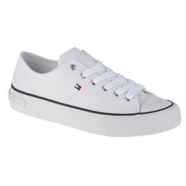 Tênis Tommy Hilfiger com cadarço de corte baixo W T3A4-32118-0890100 branco