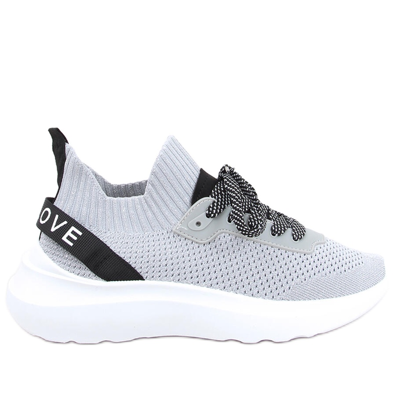 Meias Otino Silvery cinza