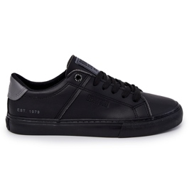 Tênis masculino de couro Big Star JJ174108 preto