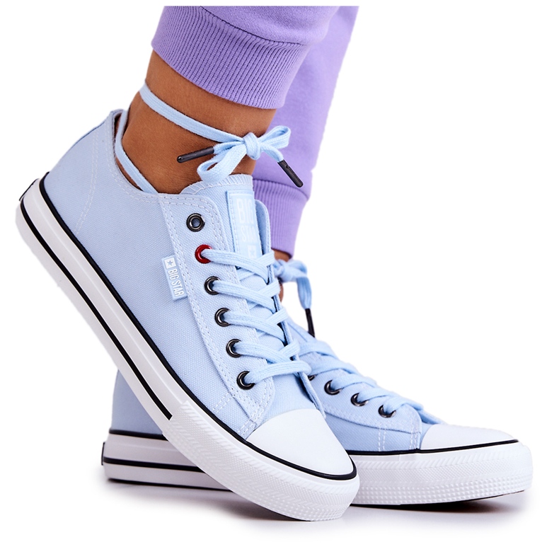 Tênis baixo feminino Big Star JJ274A004 Azul