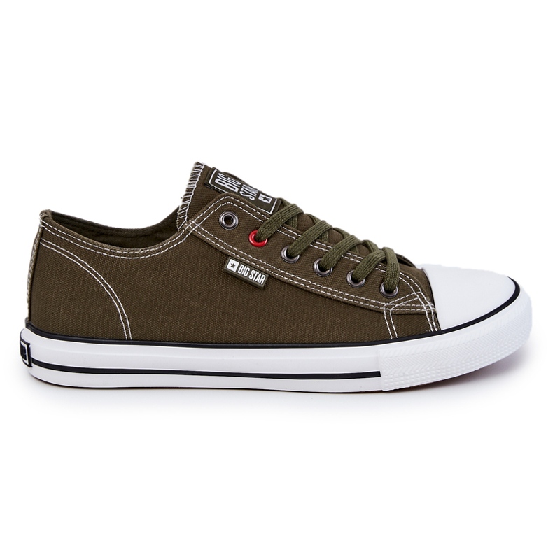 Tênis baixo masculino Big Star JJ174383 Cáqui