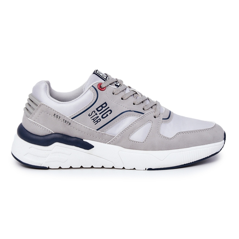 Tênis masculino Big Star JJ174276 Cinza