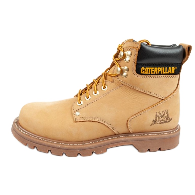 Sapatas de trabalho Caterpillar Second Shift M P701629 castanho