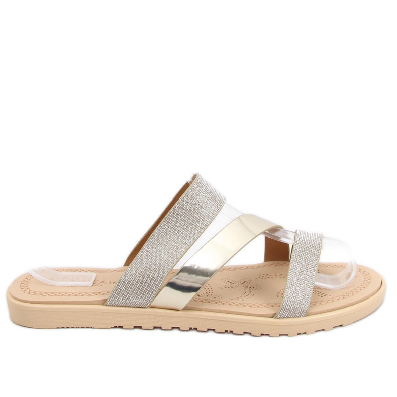 Chinelos femininos Diarra Oro prata