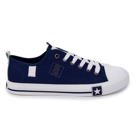 Tênis baixo masculino Big Star JJ174138 Azul Marinho azul-marinho