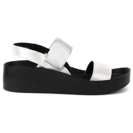 Sandália Filippo DS767 / 19 Si Silver prata cinza Sandália Filippo DS767 / 19 Si Silver prata cinza