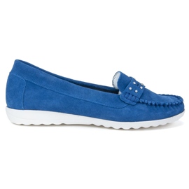 Mocassim azul Filippo 10092 W.