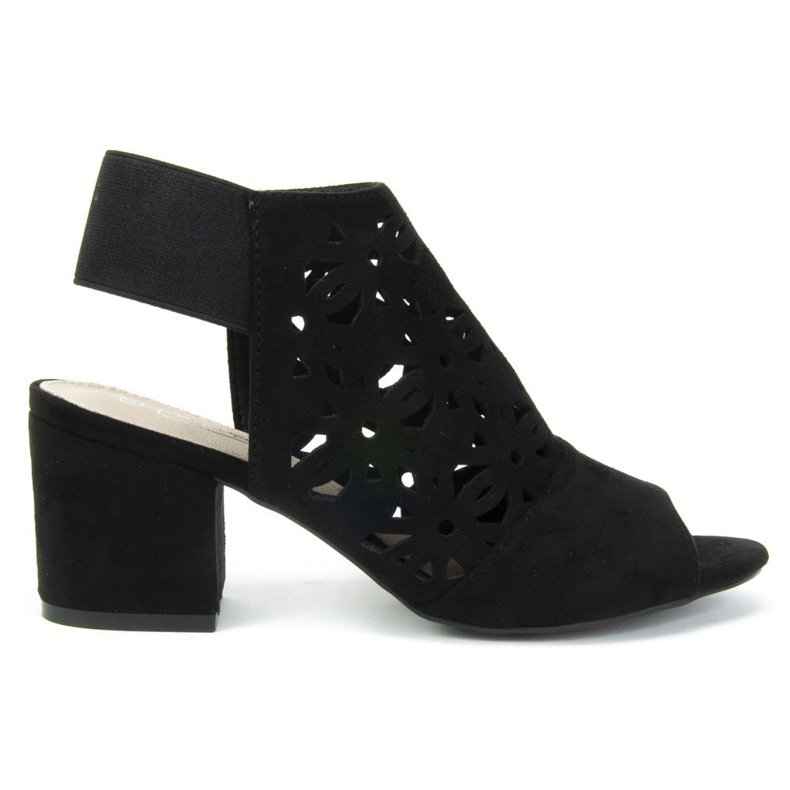 Sandálias pretas Filippo DS771 / 19 Bk preto