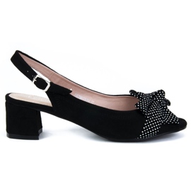 Sandálias pretas Filippo DS788 / 19 Bk preto