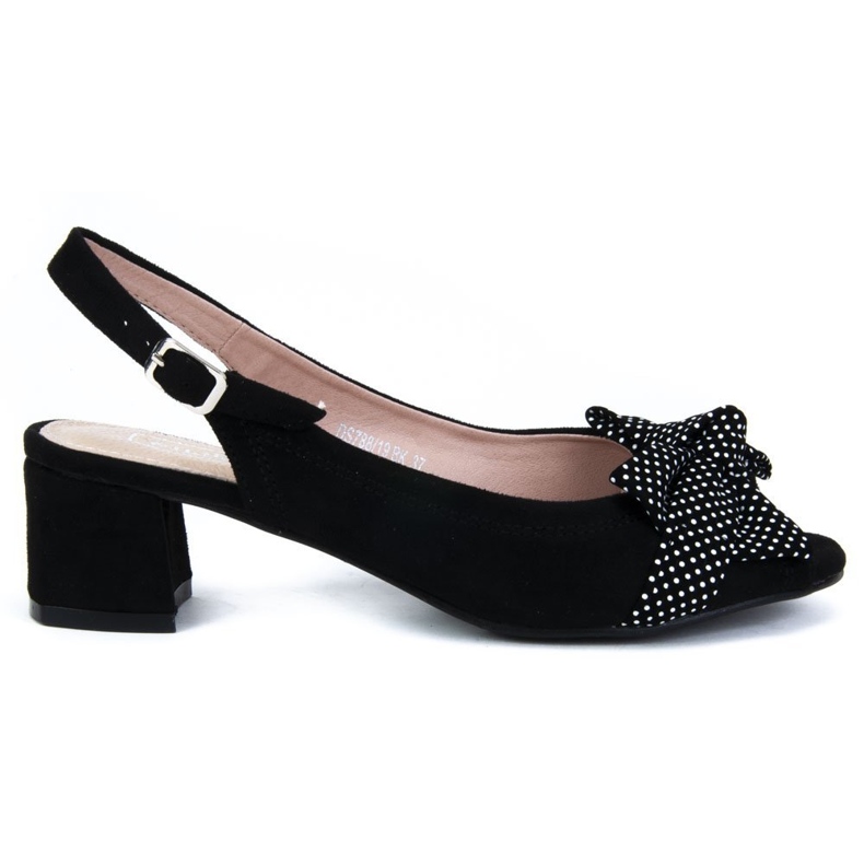 Sandálias pretas Filippo DS788 / 19 Bk preto