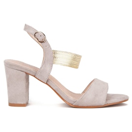 Sandália Filippo DS817 / 20 Gr Cinza