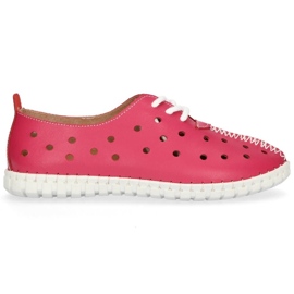 Sapatos de couro Filippo DP1225 / 20 Fh rosa