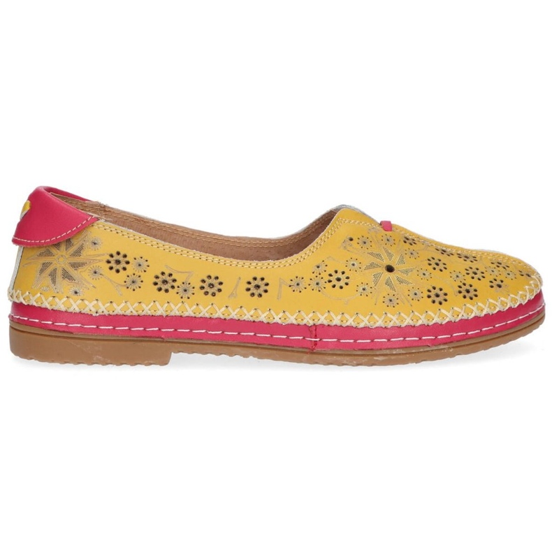 Sapatos de couro Filippo DP1224 / 20 Yl Amarelo