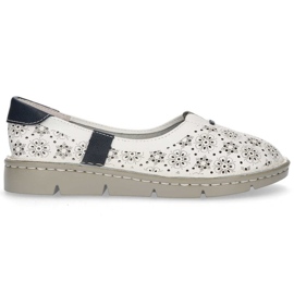 Sapatos de couro Filippo DP1339 / 20 Wh branco