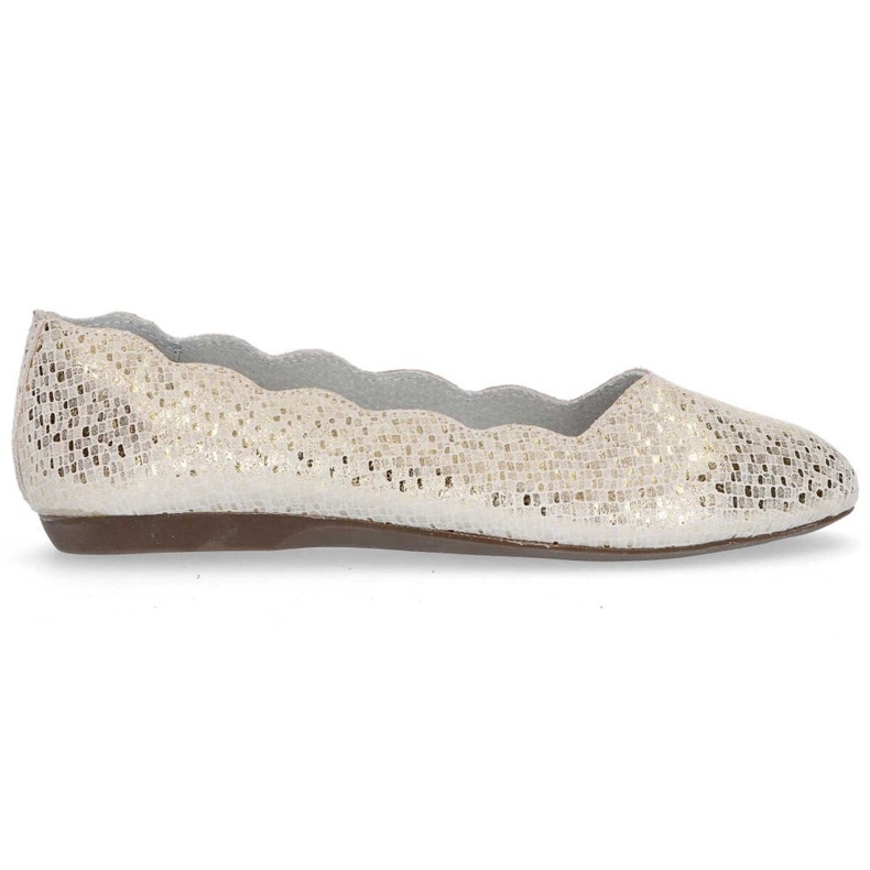 Bailarinas de couro Filippo DP1336 / 20 Go golden dourado amarelo