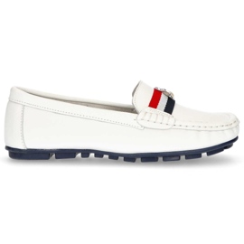 Mocassim de couro Filippo DP1406 / 20 Wh branco