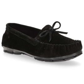 Mocassim de couro Filippo DP1204 / 20 Bk preto