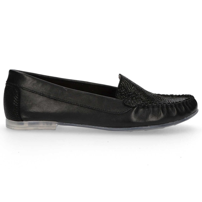 Mocassins Filippo 10016 Tejus preto + Black Snake