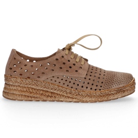 Sapatos Filippo 20071 Velour Taupe castanho