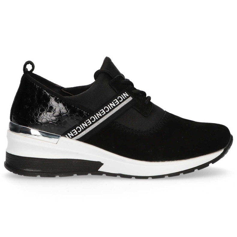 Tênis de couro Filippo DP1388 / 20 Bk preto