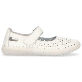 Sapatos de couro Filippo DP1262 / 20 Wh branco