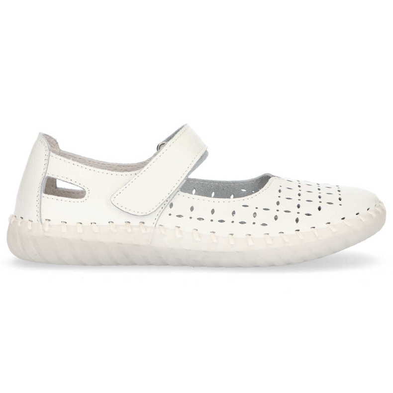 Sapatos de couro Filippo DP1262 / 20 Wh branco