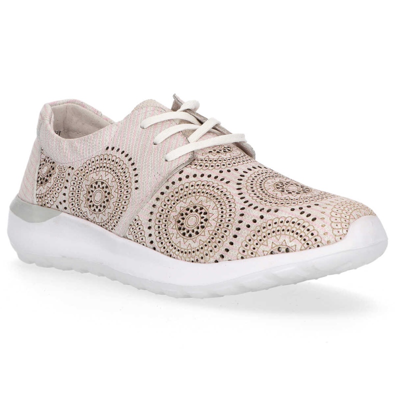 Sapatos de couro Filippo DP201 / 20 Pi rosa